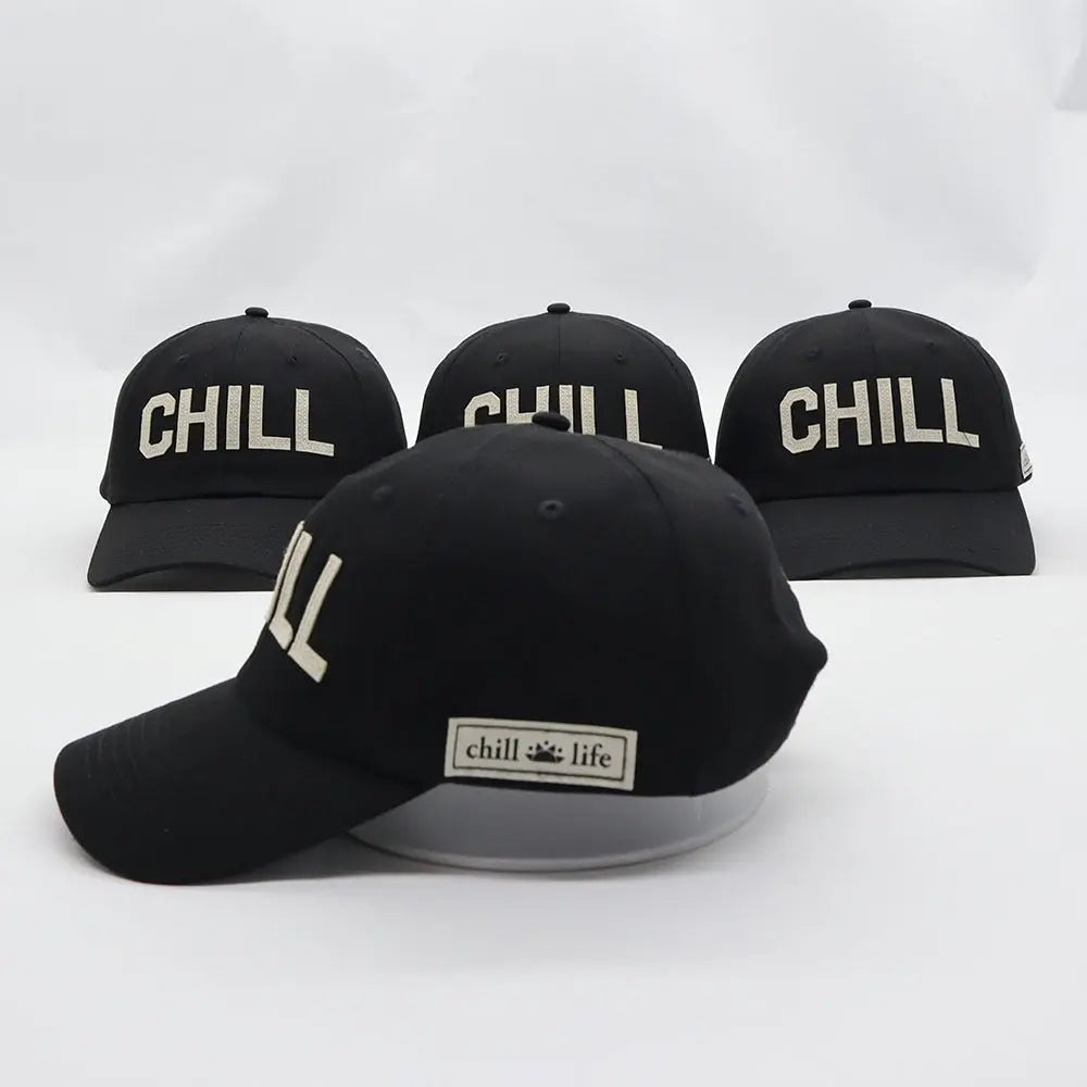 Vintage CHILL low Profile  - Black | MENLL